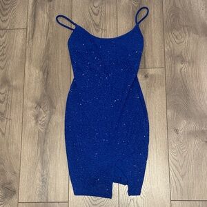 Windsor Sparkling Blue Mini Dress
